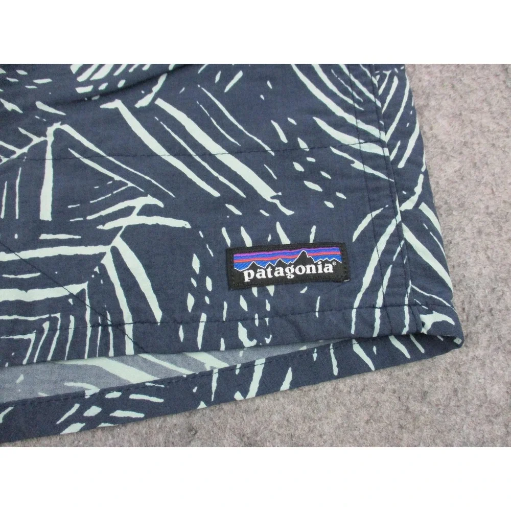 Patagonia Swim Trunks Mens Medium Blue Baggies Longs Board Shorts Bathing Suit